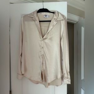 Satin Princess Polly Button Down